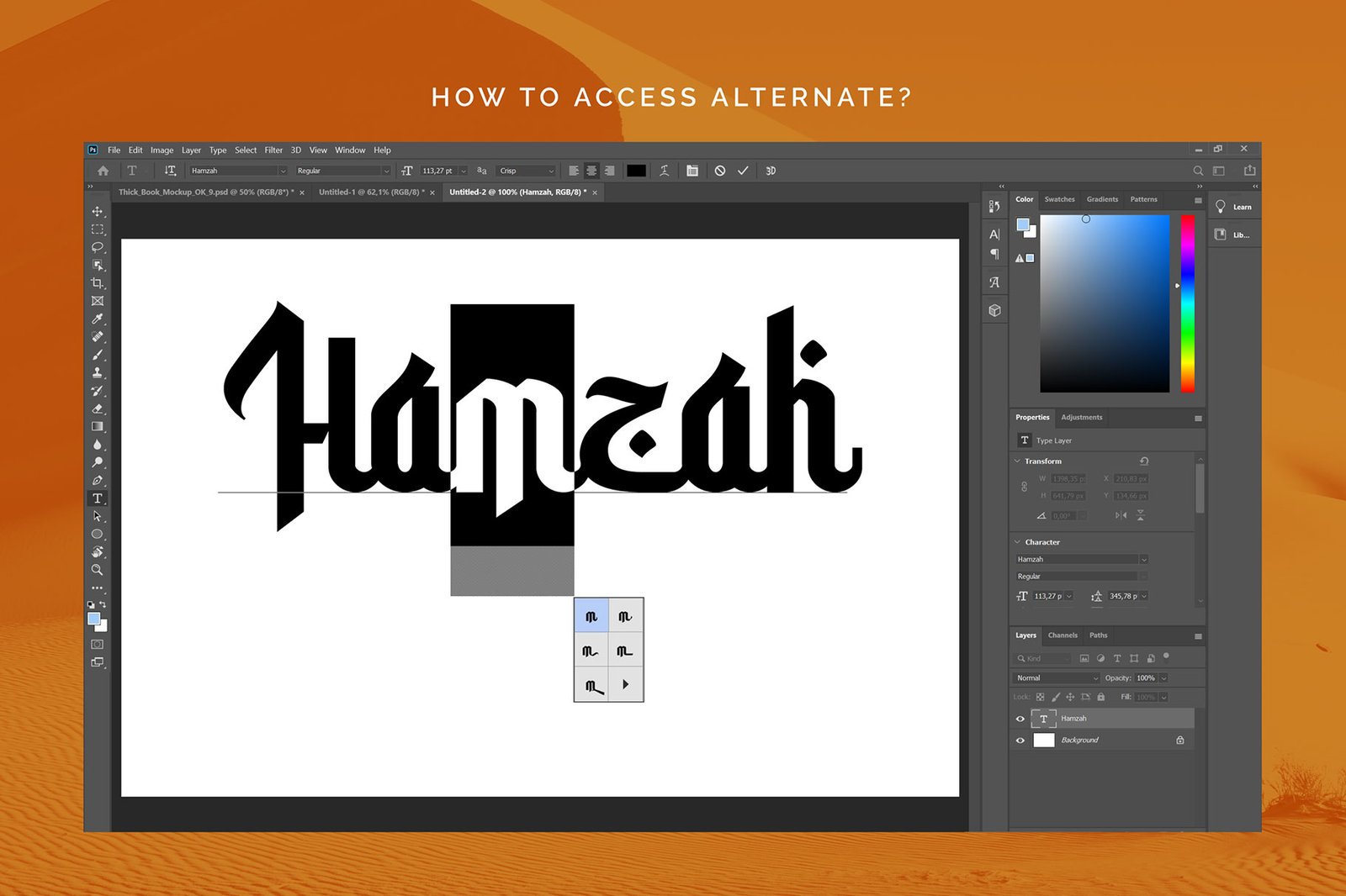 Hamzah Font