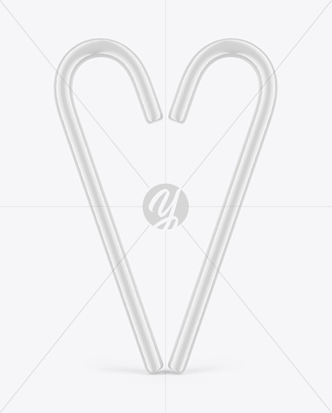 Two Candy Canes Mockup
