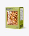 Kraft Box With Granola Mockup