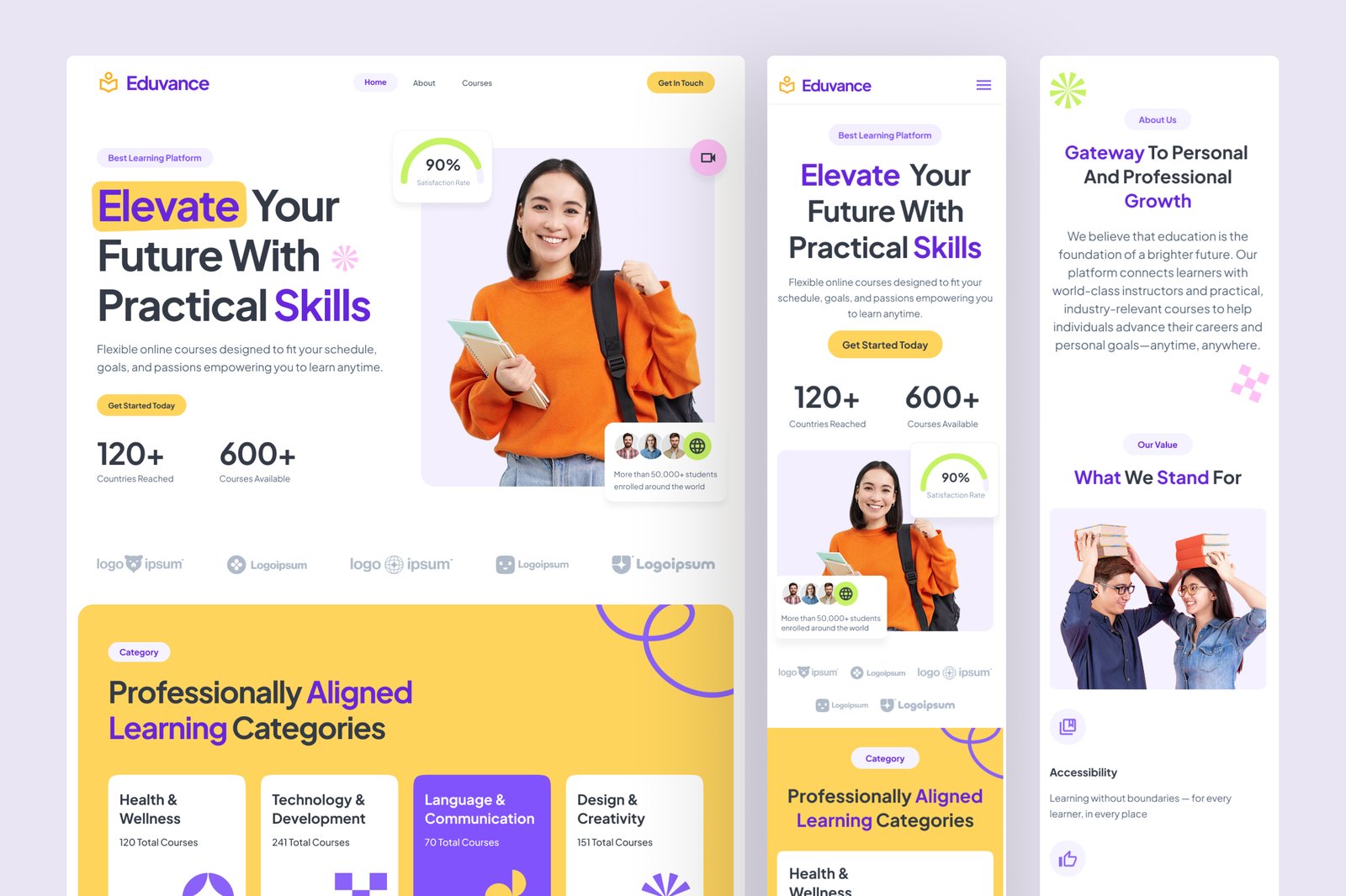 Eduvance - Education Website