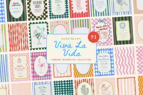 Whimsical Frame Art Collection - Graphics