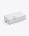 Slide Box Mockup – Half Side View