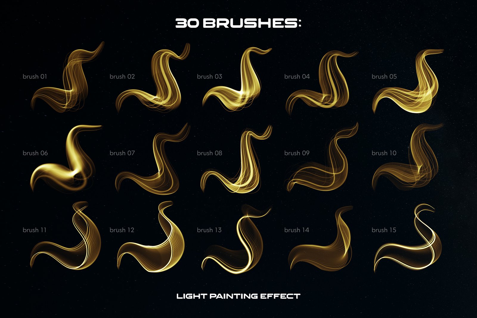 Light Painting Procreate Brushes