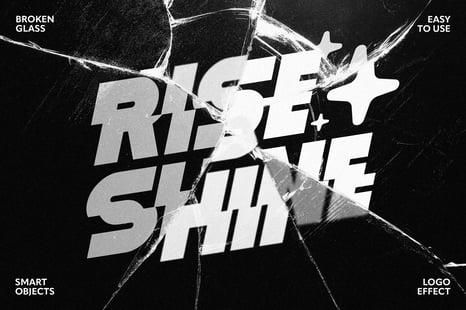 Cracked Glass Text & Logo Effect - Add-Ons
