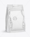 Glossy Coffee Bag Mockup - Half Side view