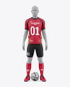 Soccer Kit w/ Mannequin Mockup - Front View