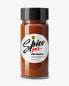 Spice Glass Jar with Smoked Paprika Mockup