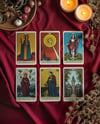 Six Cards on a Table Mockup