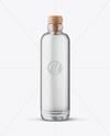Dry Gin Bottle with Cork Mockup