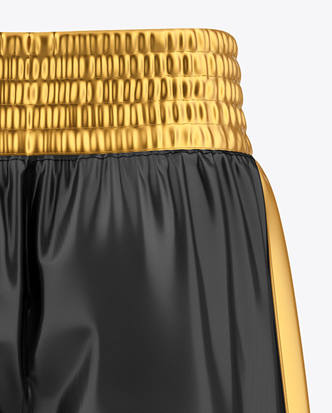 Boxing Shorts Mockup - Back View