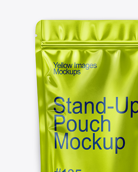 Metallized Stand Up Pouch Mockup