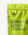 Metallized Stand Up Pouch Mockup