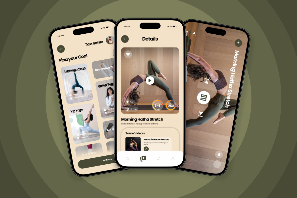 Yomara – Yoga &amp; Meditation App Design Template