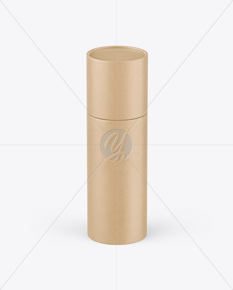 Kraft Paper Tube Mockup