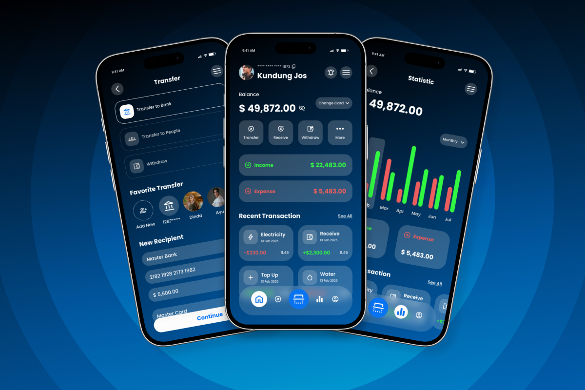 Adave - Fintech &amp; Banking App UI Kit