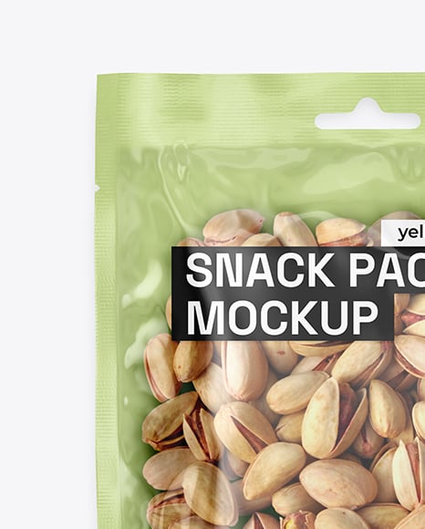 Package with Pistachios Mockup