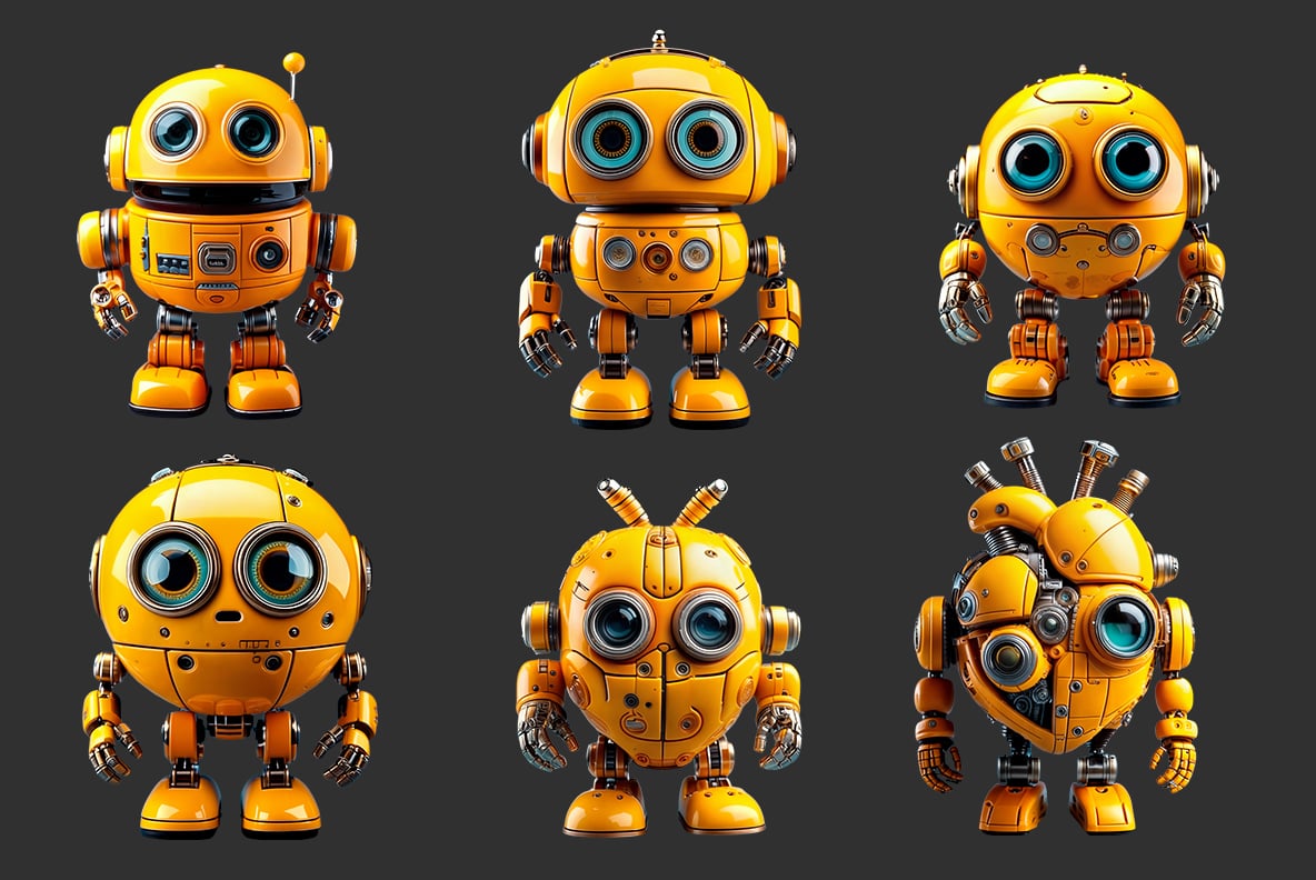 Yellow Robot Font