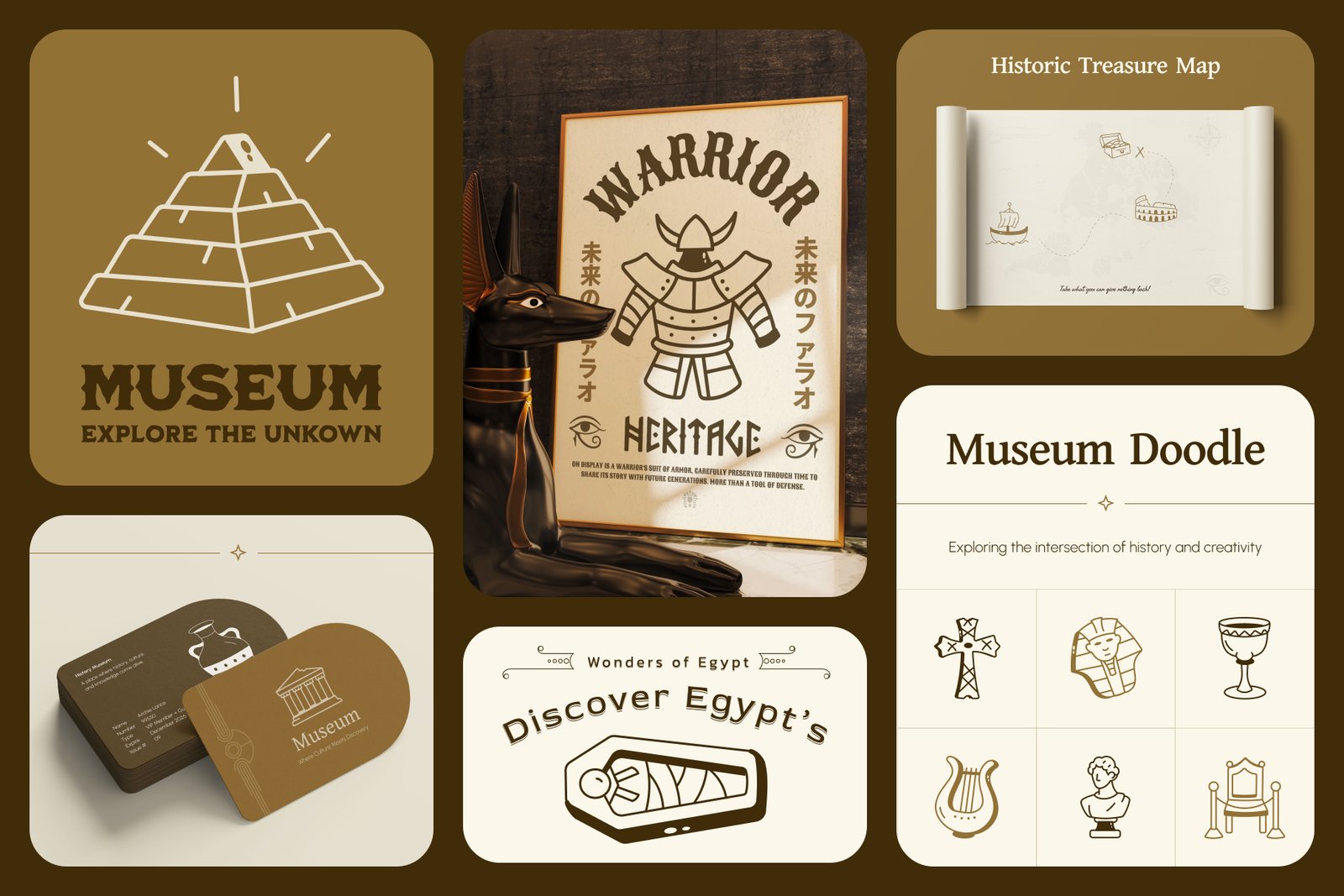 Doodle Museum Icon Set
