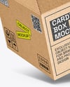 Kraft Paper Box w/ Handle Mockup