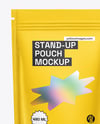 Matte Stand-up Pouch Mockup