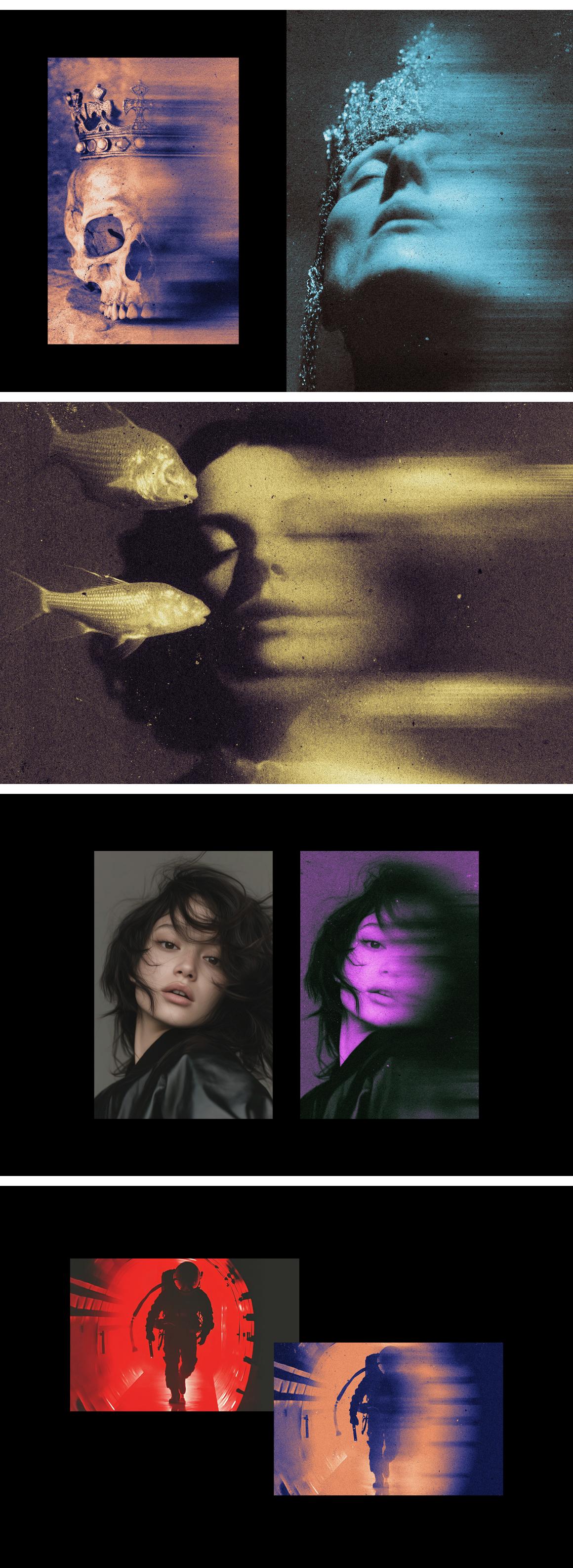 Motion Color Blur Photo Effect