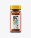 Glass Jar with Cajun Seasoning Mockup