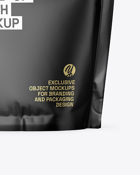 Matte Stand-up Pouch Mockup