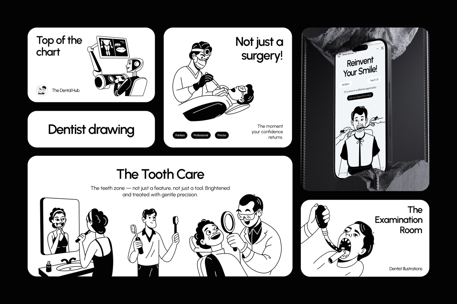 Dentist Drawing Illustration