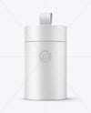 Matte Paper Tube with Pull Tab Mockup