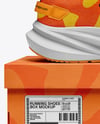 Running Shoe on Box Mockup