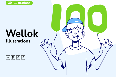 Wellok Success Illustrations