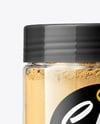 Plastic Jar with Ground Ginger Mockup