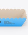 Paper Tray with Hot Dog Mockup