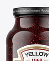 Raspberry Jam Jar Mockup