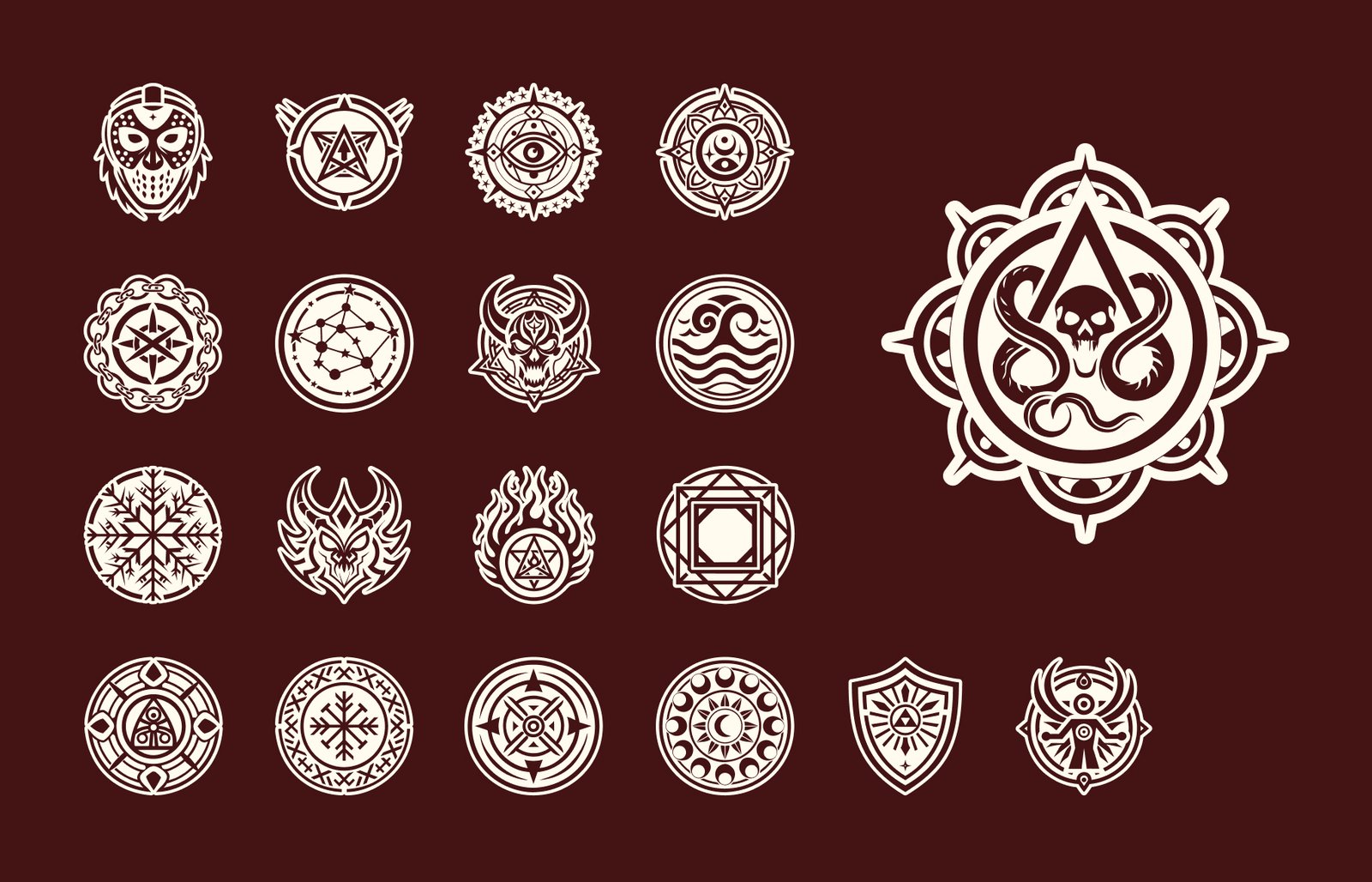 Supernatural Symbols Set