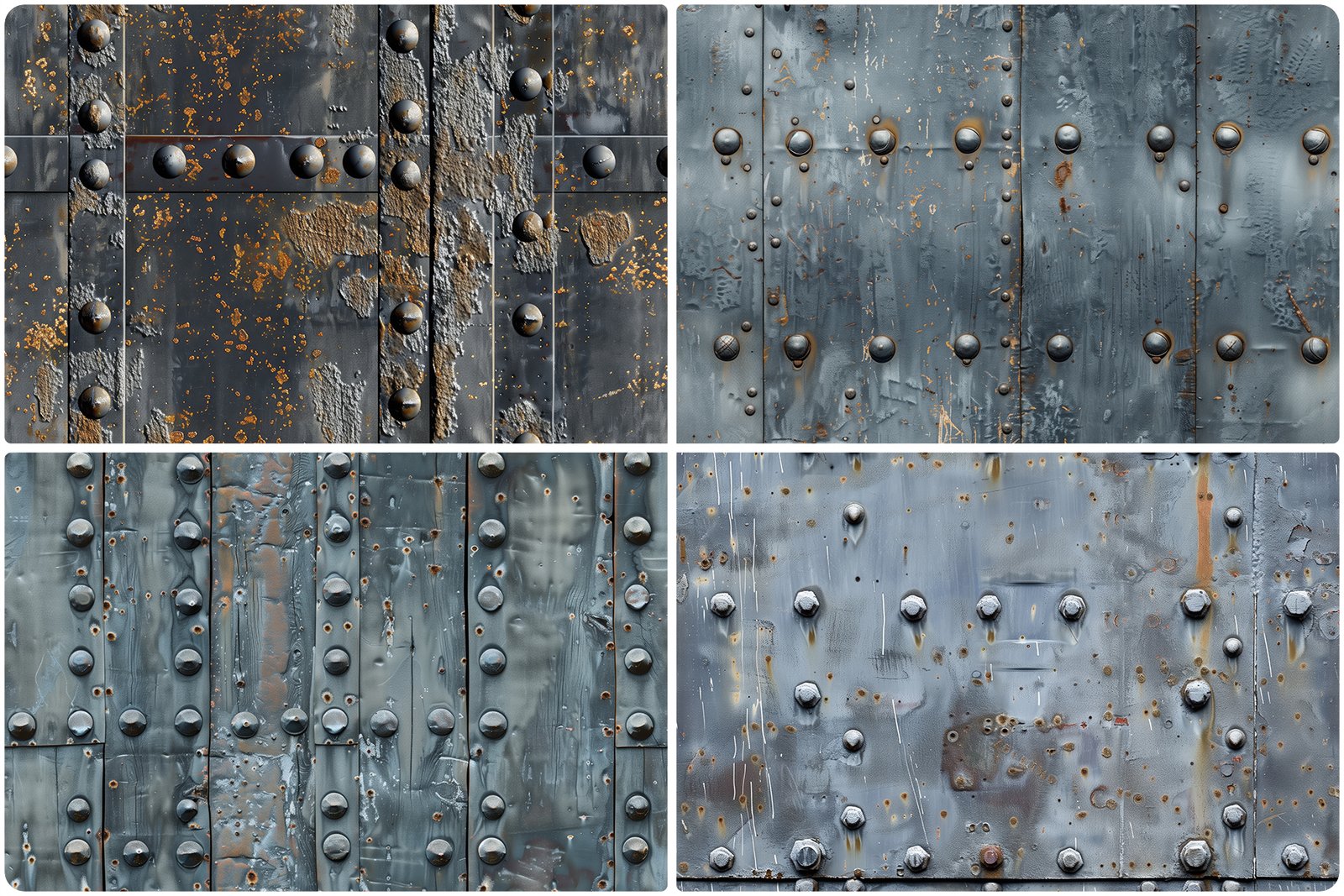 30 Iron Rivets Wall Texture Backgrounds