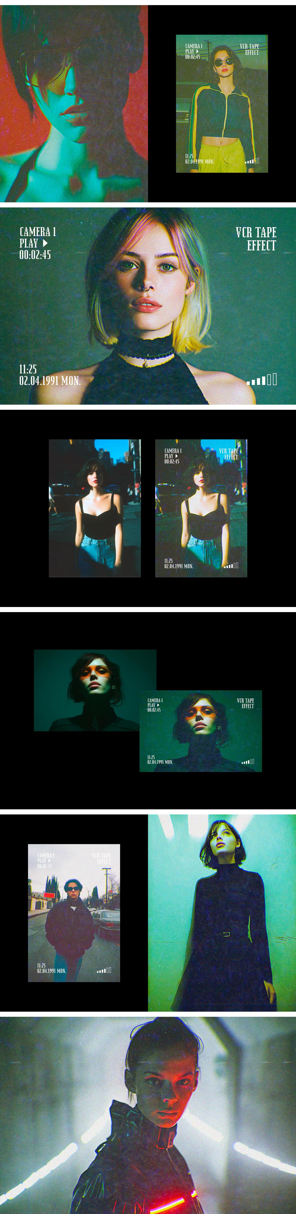 Old Vhs Tape Photo Template