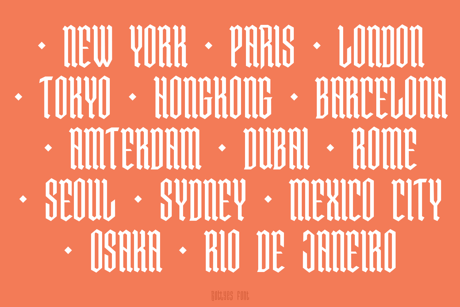 Gottyes Display Font