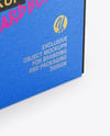 Kraft Paper Box with Plastic Handle Mockup
