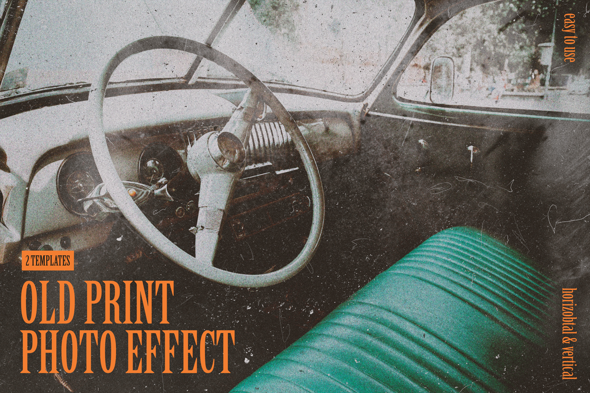Old Printed Photo Effect