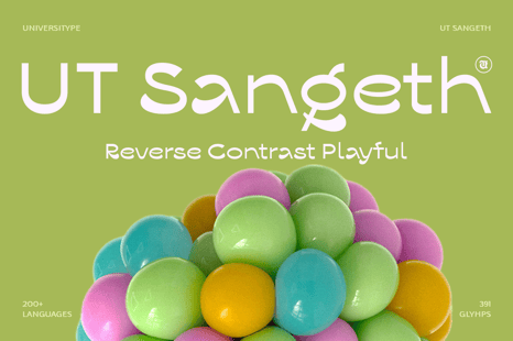 UT Sangeth - A Reverse Contrast Playful Sans