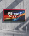 Billboard on the City Street Mockup