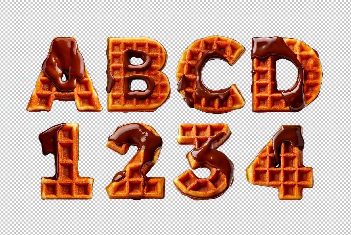 Waffle Drip Font