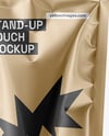 Metallic Stand-up Pouch Mockup