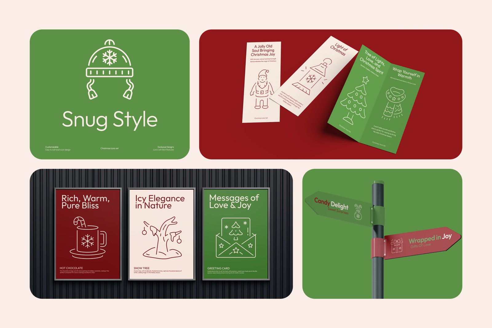 Christmas Icons Art Set