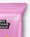 Glossy Snack Package Mockup
