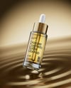 Clear Dropper Bottle with Oil Mockup
