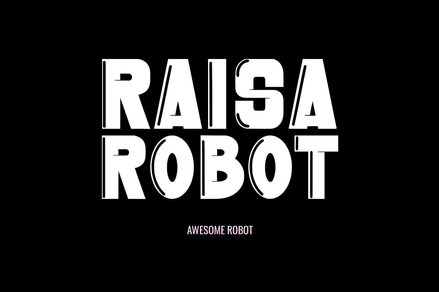 Laztong Futuristic Bold Playful Sans Font