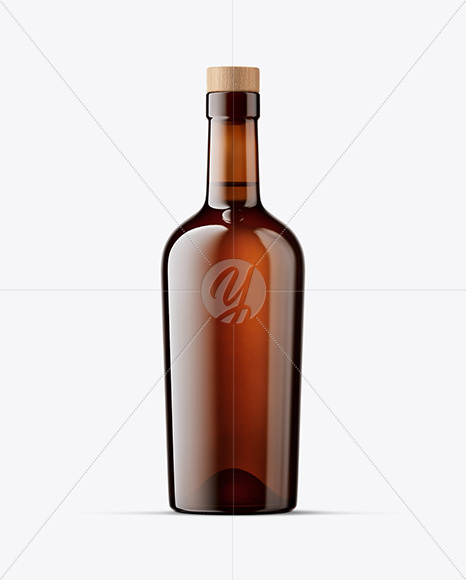 Amber Bottle Mockup