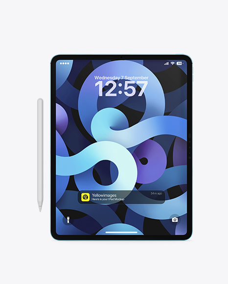 iPad Pro with Apple Pencil Mockup - Iphone 13 pro mockup